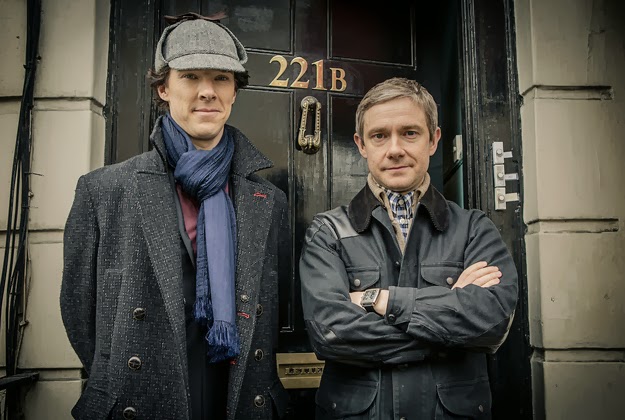 Benedict Cumberbatch e Martin Freeman (Da esquerda para a direita)